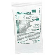 Салфетки Матопат Matocomp стерильные 12 слоев 17-нитей 5x5 см 5 шт. Matopat