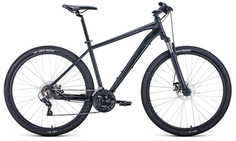 Велосипед Forward Apache 29 2.0 Disc 2021 19" черный матовый/черный