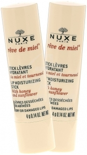 Nuxe Reve de Miel увлажняющий стик для губ 4 г 2 шт.