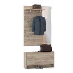 Шкаф комбинированный Mobi Лайт 08.42 дуб серый крафт, 100х26х186 см