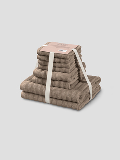 Комплект полотенец Торлей Беж 30Х50-4/50Х80-2/70Х130-2, 100% Хлопок, 500 Г/М2 Estia