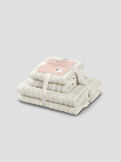 Комплект полотенец Торлей Экрю 50Х80-2/70Х130-2, 100% Хлопок, 500 Г/М2 Estia