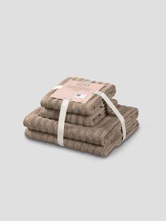 Комплект полотенец Торлей Беж 50Х80-2/70Х130-2, 100% Хлопок, 500 Г/М2 Estia