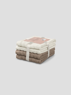 Комплект полотенец Торлей Экрю/Беж 50Х80-2/50Х80-2, 100% Хлопок, 500 Г/М2 Estia