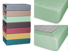 Простыня Cleo на резинке Iliana Цвет: Оливковый (180х200)