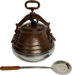 Комплект: Афганский казан Rashko Baba ltd. 12 литров (л) Премиум + шумовка 42 см