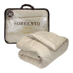 Одеяло 1.5 "Верблюжья шерсть" классика Sorrento Deluxe сатин 140*205