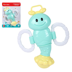Развивающая игрушка Smart Baby Бабочка погремушка на блистере, зеленый, JB0333736