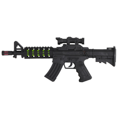 Игрушечное оружие автомат со светом и звуком, черный JB0206925 No Brand