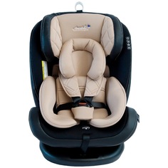 Автокресло детское Amarobaby ST-3,Isofix класс D, группа 0+/1/2/3, бежевый