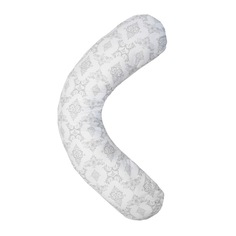 Подушка для беременных Amarobaby 170х25 Дамаск серый