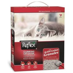 Комкующийся наполнитель для кошек Reflex бентонитовый, 8.5 кг, 10 л,