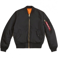 Бомбер мужской Alpha Industries MA-1 Slim Fit черный S