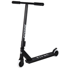 Самокат трюковой CITYRIDE FIRST, колеса PU 100мм, жесткость 86А, черный, CR-SS-04EB