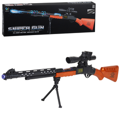 Игрушечное оружие Feng Fa Toys снайперская винтовка, свет, звук, черный JB0209033
