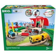 Brio Игровой набор Центральный вокзал, 37 эл., 33989