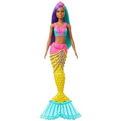 Кукла Mattel Barbie Русалочка GJK07/GJK10 желтый хвост