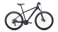 Велосипед Forward Apache 27,5 2.0 Disc 2021 Черный Матовый/Черный (Дюйм:15)