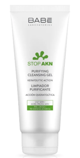 Очищающий гель для умывания BABE Laboratorios для проблемной кожи лица Stop Akn, 100 мл