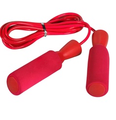 Скакалка CITY-RIDE, 3м, с подшипниками, ручки EVA, веревка PVC, красный JB0206296