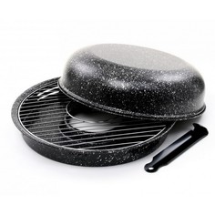 Сковорода D-516 Гриль-газ мраморное-антипригарное покрытие Good Grill