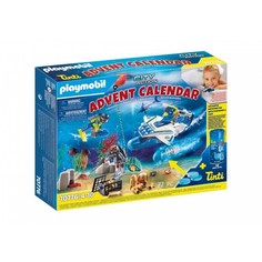 Конструктор PLAYMOBIL Календарь - Полицейские дайверы PM70776