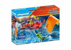 Конструктор PLAYMOBIL Спасение кайтсерферов на катере PM70144