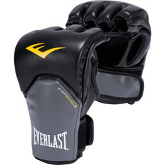 Снарядные перчатки Everlast Competition Style MMA, black/grey, S/M