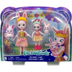 Кукла Enchantimals Mattel Сестрички с питомцами Бри и Беделия Кроля HCF84