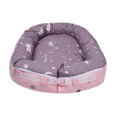 Подушка-позиционер для сна AmaroBaby Soft Care Princess Серый/розовый AB2161SCPrin/11