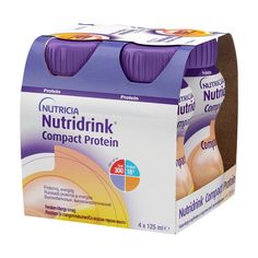 Протеин Нутридринк Компакт персик-манго бутылочки 125 мл 4 шт. Nutricia