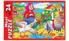 Макси-пазлы "Два веселых гуся", 24 элемента Рыжий кот