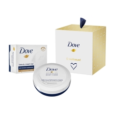 Подарочный набор Dove "Коллекция с любовью для вас": крем 75мл + крем-мыло, 100 г
