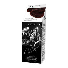 Estel Celebrity Краска-уход для волос тон 5/65 спелая вишня 140 мл