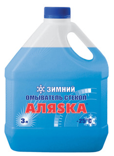 Стеклоомывающая жидкость Аляска -25С 3л Alyaska
