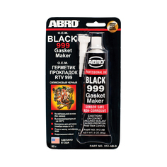 Герметик прокладка "ABRO " (85 г) (черный, силиконовый, США)