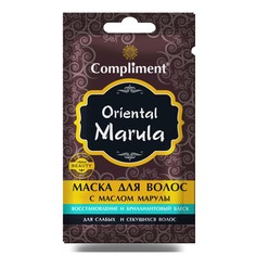 Маска для волос Compliment Oriental Marula с маслом марулы восстановление и блеск саше25мл Тимекс