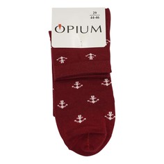 Носки мужские Opium бордовые 29