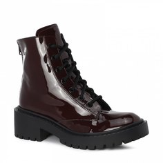 Женские ботинки KENZO PIKE LACE-UP BOOT BT340 цв. бордовый 35 EU