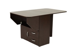 Компактный стол-книжка тумба с ящиками Мебельсон Стол-тумба (Мебельсон) Венге Mebelson