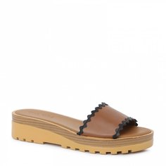 Женские шлепанцы SEE by CHLOE ROBIN SB36121A цв. светло-коричневый 39 EU