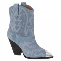 Женские ботильоны LOLA CRUZ 294T60BK цв. голубой 37 EU