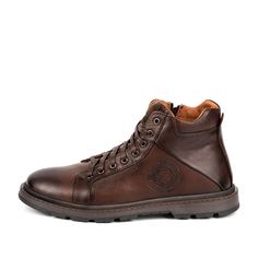 Ботинки мужские quattrocomforto 336-12MV-012KN коричневые 42 RU