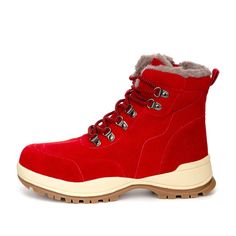 Ботинки женские quattrocomforto 40-12WA-262FN красные 37 RU