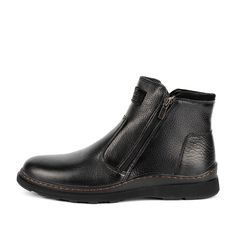 Ботинки мужские quattrocomforto 336-12MV-028KN черные 45 RU