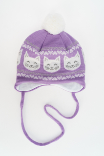 Шапка детская Marhatter, цв. фиолетовый р-р 48