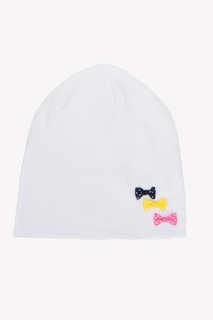 Шапка Marhatter для девочек цв. белый р-р. 55-56