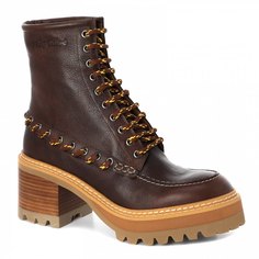 Женские ботинки SEE by CHLOE MAHALIA ANKLE BOOT SB37052A цв. темно-коричневый 41 EU