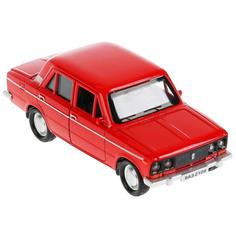 Игрушечная машинка Ваз 2106 Жигули инерц. 12 см оранж. Металл 2106-11-JT No Brand