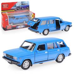 Игрушечная машинка ВАЗ-2104 ЖИГУЛИ длина 12 см инерц бежевый металл 4690590210678 No Brand